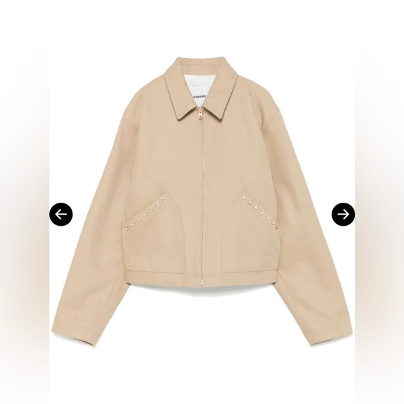 Sandro Cropped Shirt Jacket / Size 34 - Picture 7 of 14